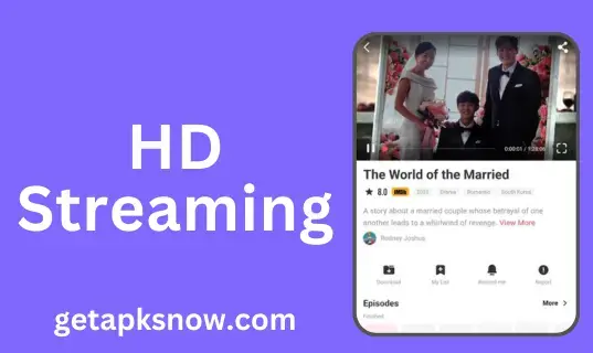 HD Streaming content in loklok apk