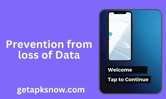 prevention from loss of data 