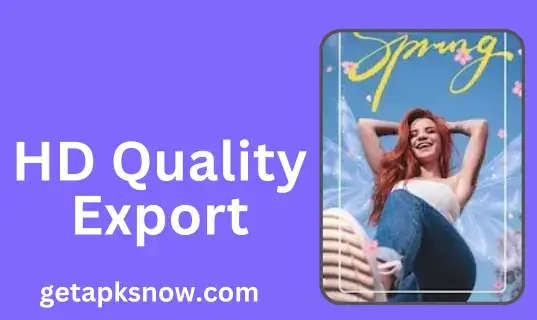 HD quality export 