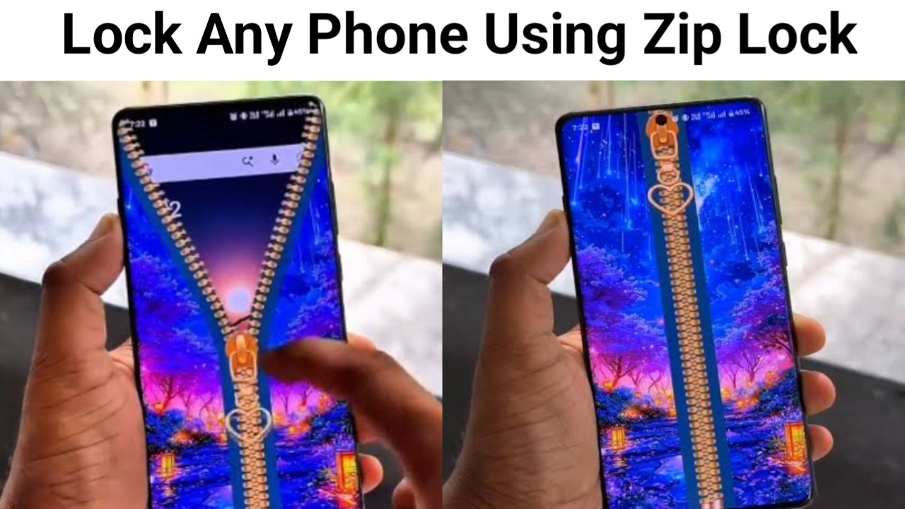 Zipper Lock Screen