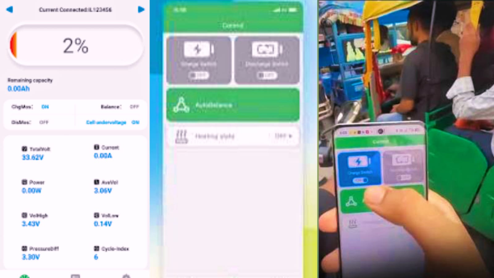 Electric Rickshaw Control App