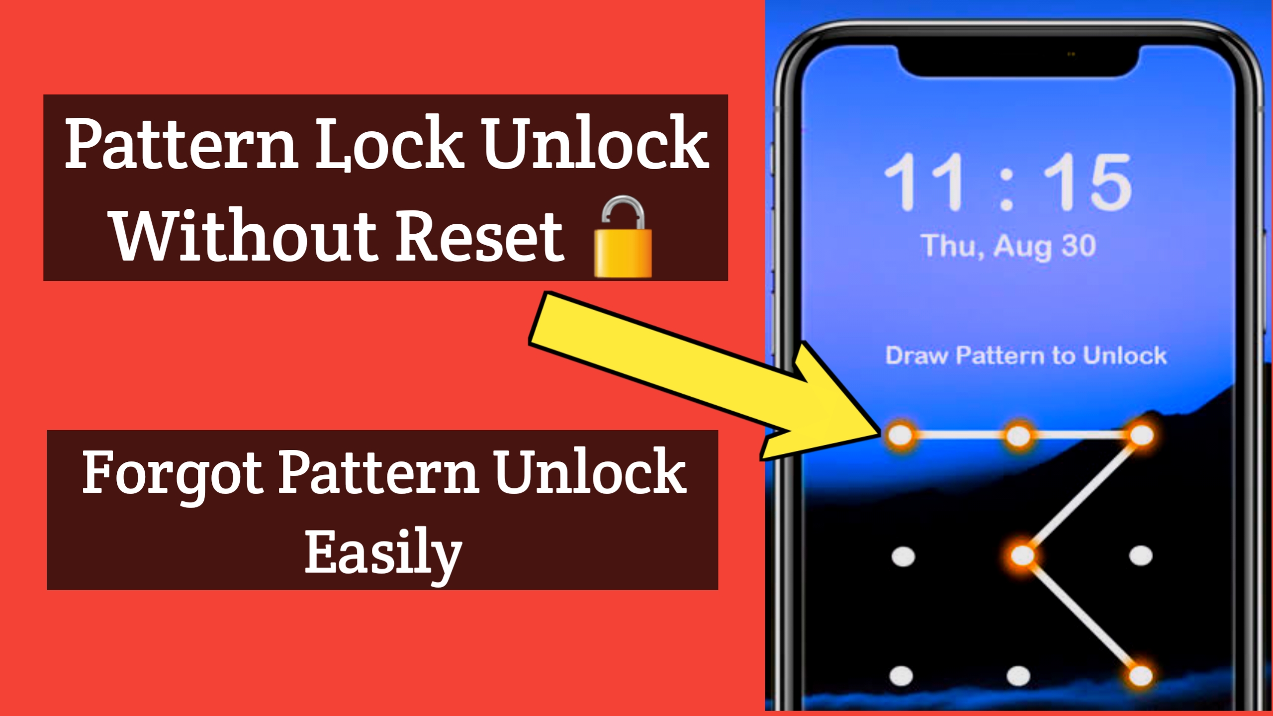 Unlock Your Android Pattern Lock